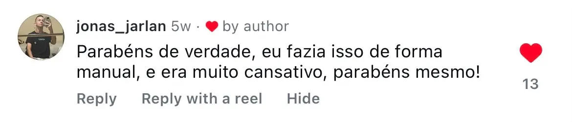 Comentário de maurisfran_albuquerque: QUE DA HORA MANO. obg Deus seja louvado